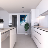Cocina-salón Residencial Seagardens